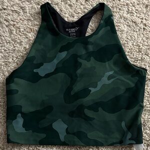 Old Navy Green Camo Sports Bra